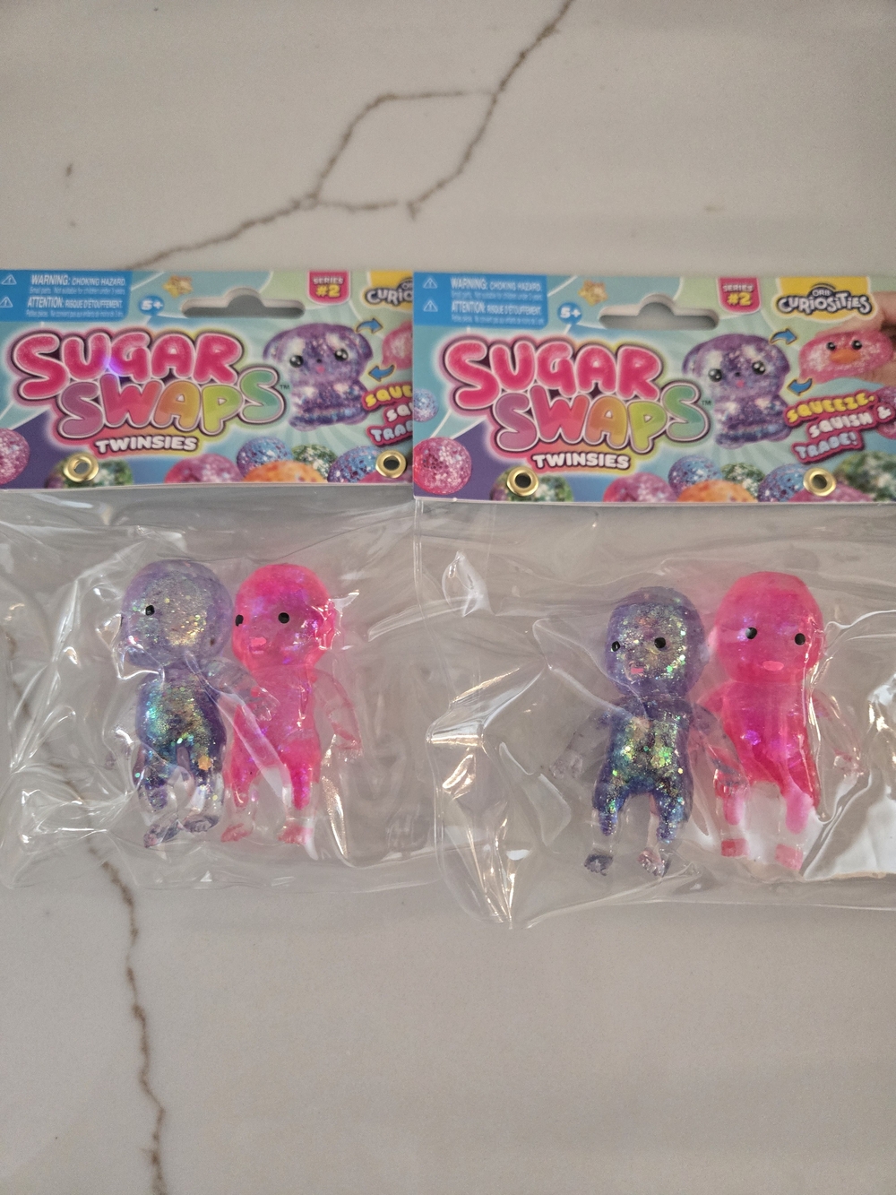 Sugar Swaps Twinsies Glitter Doll Set - Pink & Purple